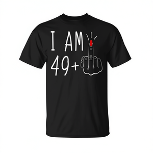 T-shirt Promozionale per Adulti e Anziani di 49-50 Anni, Non Adatta ai Bambini - Product Image 2