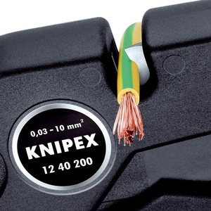 KNIPEX Automatic <b>Wire</b> <b>Stripper</b> 200 mm Length 0.03-10 (AWG 32-7) Mm Promotional Tool Kit - Product Image 4