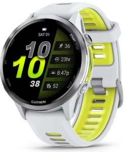 สมาร์ทวอทช์ Garmin Forerunner 165 ใช้งานง่าย น้ำหนักเบา นาฬิกาสมาร์ทวอทช์ GPS สำหรับวิ่ง หน้าจอสัมผัส AMOLED - Product Image 1
