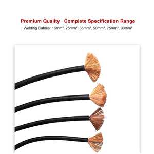 Cable de Soldadura de Cobre Puro Satnwell, Flexible, Resistente a Altas Temperaturas, con Revestimiento de Goma de 16-70 mm para Máquina de Soldar - Product Image 3