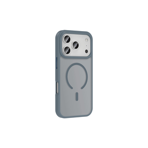 Coque de protection magnétique en silicone gris mat style Ins compatible MagSafe pour iPhone 17 Pro Max et 14 Plus - Product Image 4