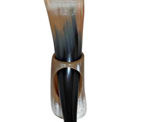 Taza de café de cuerno de búfalo vikingo hecha a mano más vendida, taza de café y cerveza ecológica de 400-600ml para barra casera al mejor precio - Product Image 4