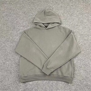 High Street Men's & Women's Winter Sport Sudadera con capucha Season6 Algodón de alta calidad Color sólido Ye Hoodie Loose Hip Hop Style - Product Image 3