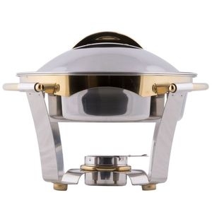 Réchaud en acier inoxydable avec finition miroir brillant et silhouette classique pour des expériences culinaires haut de gamme - Product Image 4