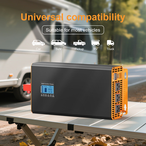 Convertisseur d'alimentation pour voiture HOULI à sortie unique 3kw/4kw/5kw DC 12V vers AC 110v/50hz/60hz, onde sinusoïdale pure, compatible NFC - Product Image 6