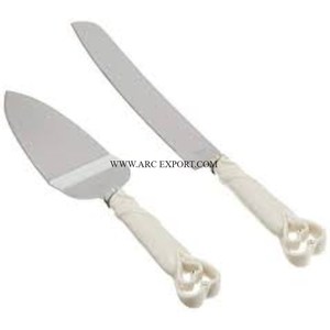 Standard Designer Metal Silver Ware Stainless Steel <b>Cake</b> <b>Server</b> and Knife Modern Top Selling Kitchen Ware <b>Cake</b> <b>Server</b> and Knife - Product Image 6
