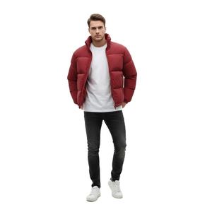 <b>Boying</b> Women's Winter Waterproof Casual Puffer Jacket with Detachable Hat Zip-<b>up</b> Button Stand Collar puffer jacket - Product Image 2