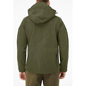 Premium Quality Lightweight Eco-Friendly Windproof Casual Winter Outdoor Canvas Jacket Breathable Waterproof Reversible Stand - Product Image 4