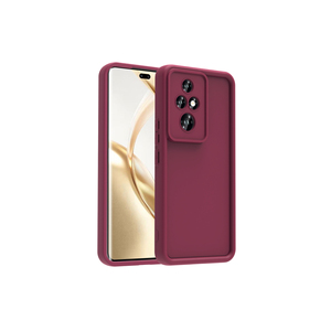 Étui de téléphone Honor 200 Pro en TPU, violet prune, design ananas HRMN, coque en silicone transparente avec protection de l'appareil photo - Product Image 1