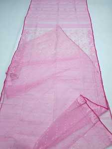 Export Quality Exclusive Pink Deshi Dhakai Jamdani Sharee para mujer JAMDANI FABRIC RED GREEN Golden Sky Blue de Bangladesh - Product Image 3