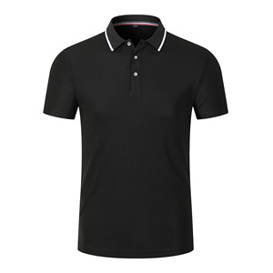 Offre Spéciale T-shirt de polo de golf pour hommes Logo personnalisé Coupe régulière Tissu tissé respirant à manches courtes Technique brodée - Product Image 4