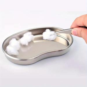ชุด 3 ชิ้น ถาดสแตนเลสทรงไต ปลอดเชื้อ พร้อมขวดโหล กระปุก ที่คีบ อุปกรณ์เสริมสำหรับศัลยกรรม เครื่องสำอาง และสัก - Product Image 6