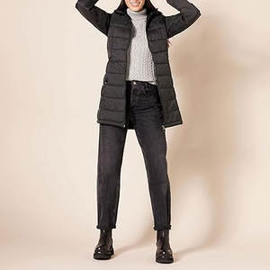 <b>Women</b> Lightweight Water-Resistant Packable Hooded Puffer Coat Warm Winter <b>Jacket</b> with Full <b>Zip</b> Front Adjustable Hood - Product Image 4