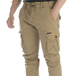 Pantalones cargo ecológicos transpirables de poliéster/algodón de alta calidad para hombre, hechos a medida, peso medio, Color sólido, estilo informal personalizado - Product Image 6