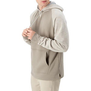 Vente en gros de sweats à capuche décontractés pour hommes en coton 100%, à manches longues, coupe ajustée, motif à carreaux, motif rayé durable, doublés - Product Image 3