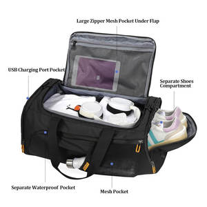 Sac de sport de luxe pour homme, design moderne, qualité supérieure, capacité de 30 à 40 L, logo et taille personnalisés, DANZY SPORTS - Product Image 2