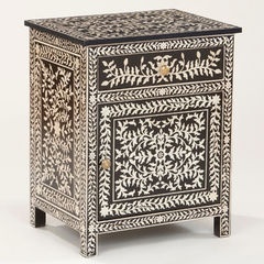 Commode à tiroirs en os incrusté artisanal indien, meubles en os incrusté d'Inde, table de salon, utilisation de l'agate - Product Image 5