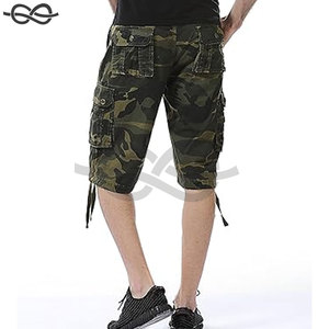 Short cargo de camouflage pour hommes, coupe décontractée, multi-poches, short cargo de camouflage pour l'extérieur, short tactique pour randonnée, camping, tenue décontracté, gym - Product Image 4
