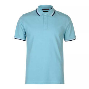 เสื้อโปโลสำหรับผู้ชายเสื้อกอล์ฟย้อมสีเรียบๆปักโลโก้ได้ตามต้องการ - Product Image 6