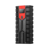 Démarreur de voiture 12V 6400mAh avec compresseur d'air, affichage intelligent, batterie externe portable, démarrage rapide
