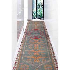 Tapis imprimé à motifs ethniques, choix de couleurs vibrantes, décoration antique, design turc, tapis gobelin - Product Image 5