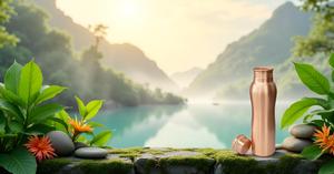 Pure Copper Handmade Leak-Proof Water <b>Bottle</b> with Anti-Corrosion Coating BPA Free for Travel & Car Use - Product Image 6