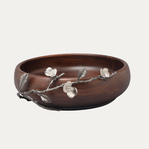 Cuenco para servir sopa de ensalada de madera clásico hecho a mano diseño antiguo moderno con mango de Metal vajilla de mejor venta para bodas - Product Image 5