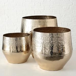 Jardinière contemporaine en aluminium pour la décoration élégante de plantes de maison et de bureau avec un design simple et durable - Product Image 4