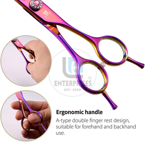 High Quality Professional Luxury Eco-Friendly Reusable Pet Grooming <b>Scissors</b> Multifunctional Stainless Steel Thinning <b>Shears</b> - Product Image 6