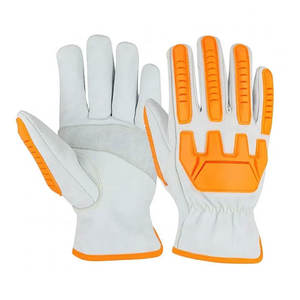 Guantes de Impacto de Cuero TPR de Alta Calidad con Resistencia y Flexibilidad Mejoradas para Trabajo al Aire Libre - Product Image 1