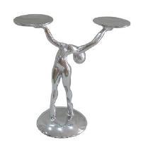 Statue de décoration élégante moderne en aluminium et métal pour lapin, pièce d'art, décoration d'intérieur de luxe, accent de bureau - Product Image 6