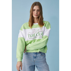ETHIQUET PAYNE Sudadera oversize con cuello redondo para mujer - Product Image 3