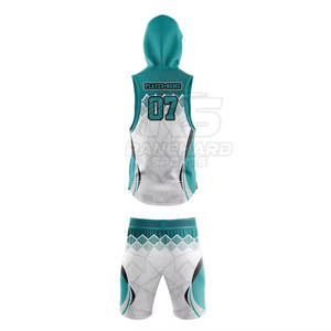 Ensemble d'uniformes de football 7 contre 7 personnalisé pour équipe, en polyester à séchage rapide, matériau durable et léger, pour jeunes - Product Image 2