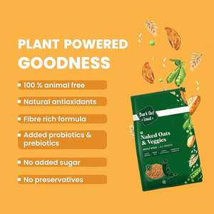 Nourriture pour chiens Bark Out Loud Naked Oats & Veggies, pour chiens adultes de toutes races, protéines végétales, sans céréales, soutien immunitaire, santé digestive, granulés - Product Image 3