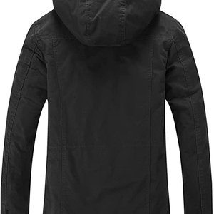 Veste de sport varsity haut de gamme pour homme, tissée, respirante, imperméable, coupe-vent, avec fermeture éclair frontale, idéale pour l'entraînement en extérieur - Product Image 3