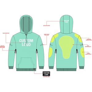 Nueva Sudadera con capucha de motocicleta blindada 2025 con material de forro reforzado resistente a la abrasión y a prueba de cortes - Product Image 2
