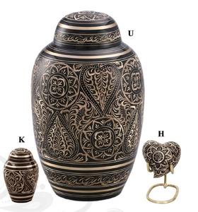 โกศโลหะสำหรับเผาเถ้ากระดูกมนุษย์ที่มีสีสันน่าสนใจมากที่สุดโกศขี้เถ้ามนุษย์ - Product Image 6