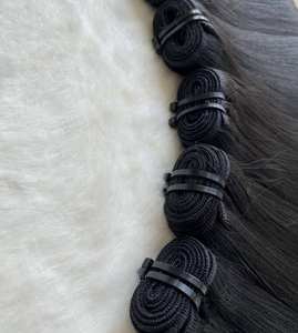 Extensions de cheveux humains 100% naturels, Extensions de cheveux humains, lisses, qualité supérieure, bon marché - Product Image 4