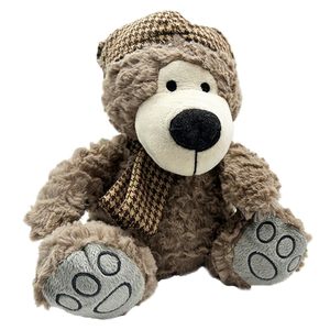 Fermaporta decorativo per bambini in poliestere/tessuto da 1.2kg di peluche marrone - Product Image 1