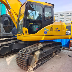 Excavadora de orugas de 20 toneladas Komatsu usada de excelente rendimiento, incluye cojinete de engranaje de motor a un precio barato - Product Image 1