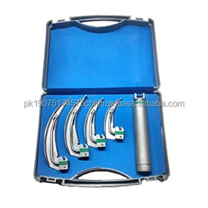 ชุดใบมีดมาคินทอสสำหรับกล้องตรวจหู คอ จมูก แบบไฟเบอร์ออปติกไฟฟ้าระดับมืออาชีพ (4 ใบมีด) ด้ามจับแบตเตอรี่สแตนเลส ได้รับมาตรฐาน CE ISO - Product Image 2