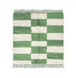 Tapis noués à la main de haute qualité Tapis boucherouite authentiques vintage fabriqués au Maroc avec des textiles recyclés Tapis pour chambre à coucher - Product Image 6