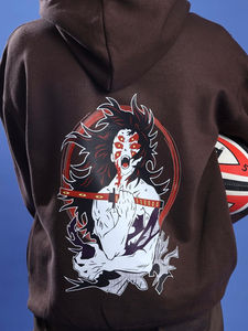 2025 Custom <b>Men's</b> Pullover <b>Hoodies</b> Casual Sports Outwear Sweatshirts Velour Crocheted Weave Hooded <b>Sleeveless</b> Plain Dyed Autumn - Product Image 6