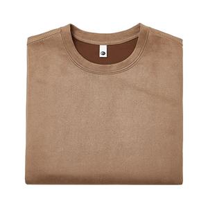 Camisetas sueltas de algodón 100% personalizadas para hombre, Camiseta holgada informal con cuello redondo, Camiseta holgada de algodón 100% para hombre - Product Image 4