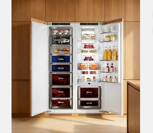 En transit, livraison imminente : Réfrigérateur Artaus portable pour usage extérieur, avec portes françaises, congélateur intégré, double compresseur, électrique/gaz - Product Image 2