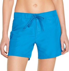 Short de plage taille haute à séchage rapide personnalisé pour femmes short de yoga respirant avec poches à la mode motif chaud de changement de couleur par sublimation - Product Image 2