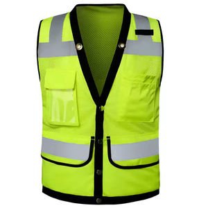 Best Quality Hot Selling Plus Sizes High Visibility Safety Vest for Men-CE Certified Anti-Bacterial Quick Dry OEM Service - Product Image 1