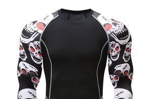 Nouveauté 2025 – Maillot de bain anti-UV respirant et écologique à imprimé numérique pour homme – Haute qualité UPF50+ – Séchage rapide – Manches longues - Product Image 6