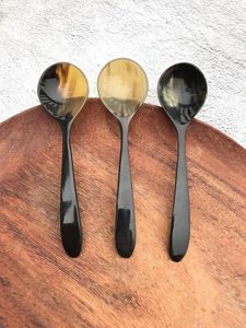 WORLD CRAFT IMPEX-Cuchara de cuerno de vaca natural para mesa y hogar, decoraciones de cocina, regalos, precio directo de fábrica - Product Image 5