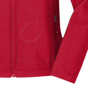 Chaqueta de invierno Softshell de tamaño personalizado de alta calidad para mujer impermeable relleno de algodón con cuero de piel de oveja y decoración de letras - Product Image 6